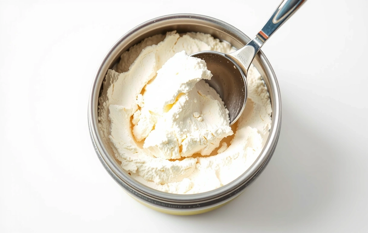 Proteine whey pure in primo piano